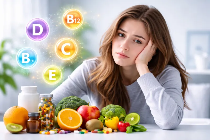 Дефицит витаминов: симптомы и диагностика